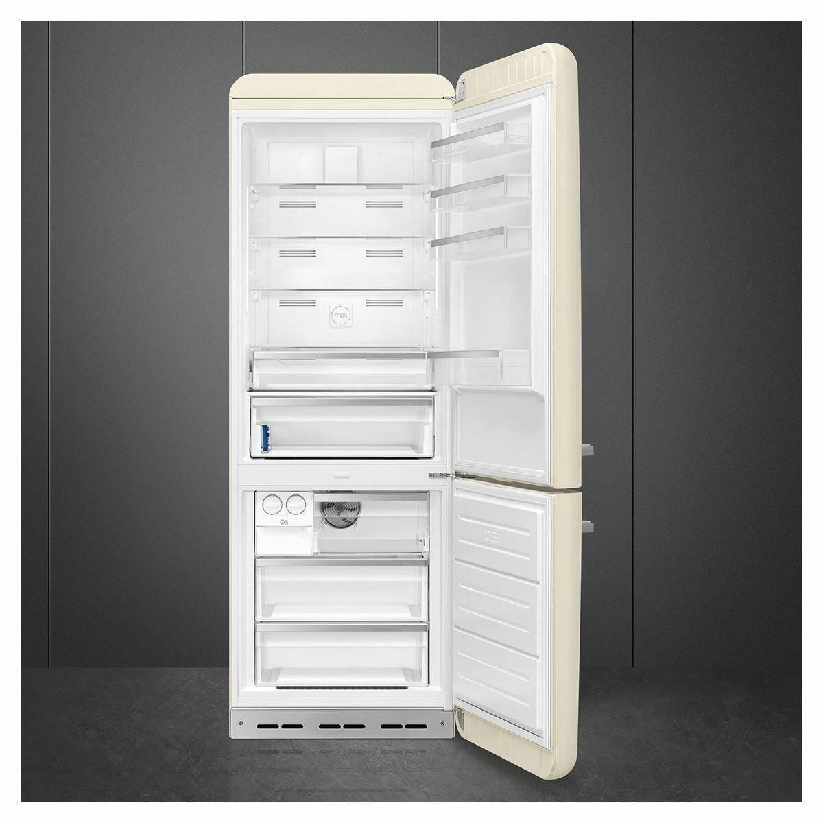 Smeg FAB 50's Style Cream 481L Refrigerator FAB38RCR5AU - Factory Seconds