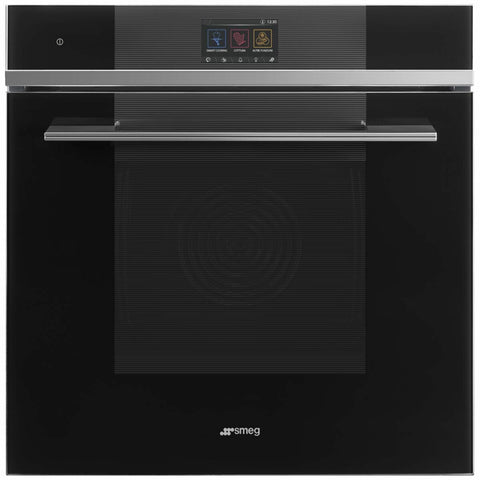Smeg 60cm Black Linea Combi Steam Oven SOA6104S4PN - Factory Seconds