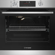 Westinghouse 60cm Multi-function pyrolytic Oven with AirFry Stainless Steel WVEP6716SD - Factory Seconds