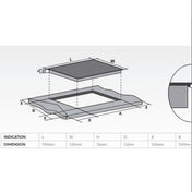 Whirlpool 60cm 4 Zone Induction Cooktop IWSH6041CAUS