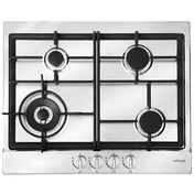 Artusi 60cm Gas Stainless Steel Cooktop AGH65X- Carton Damaged Discount