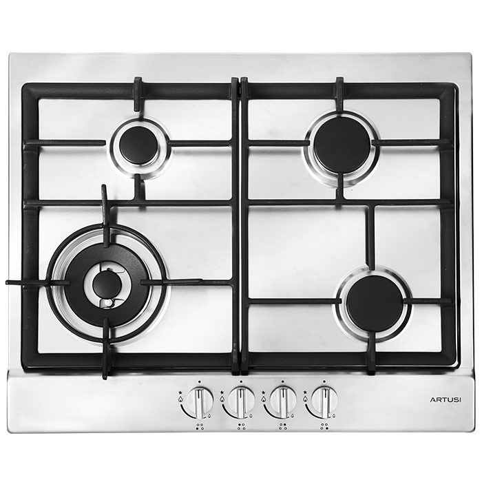 Artusi 60cm Gas Stainless Steel Cooktop AGH65X- Carton Damaged Discount