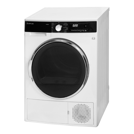 Artusi 8kg Heat Pump Dryer AHPD8000W- Factory Seconds Discount