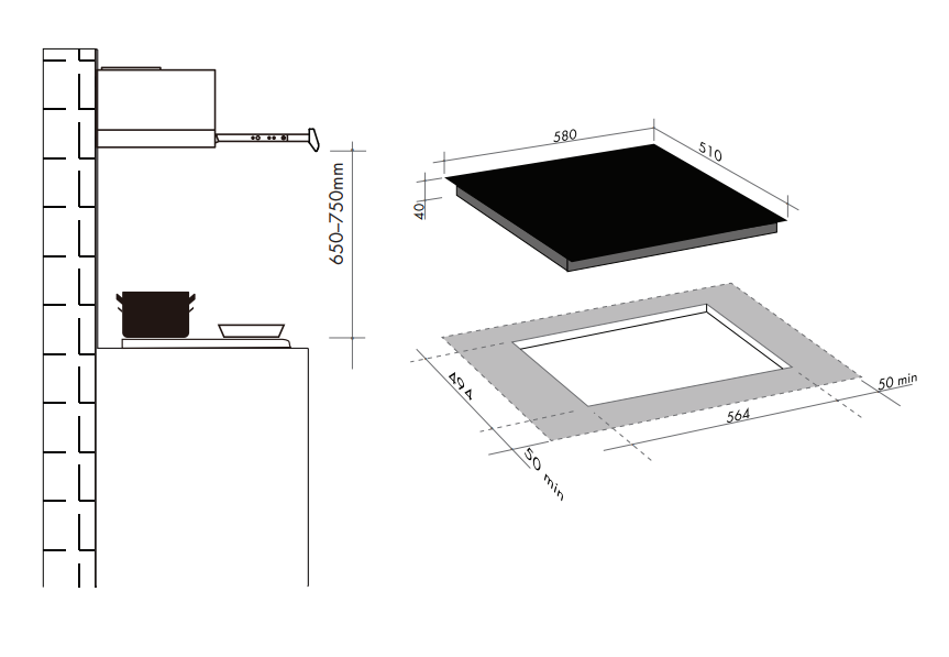 Artusi 60cm Ceramic Cooktop CACC1A Factory Seconds Discount The