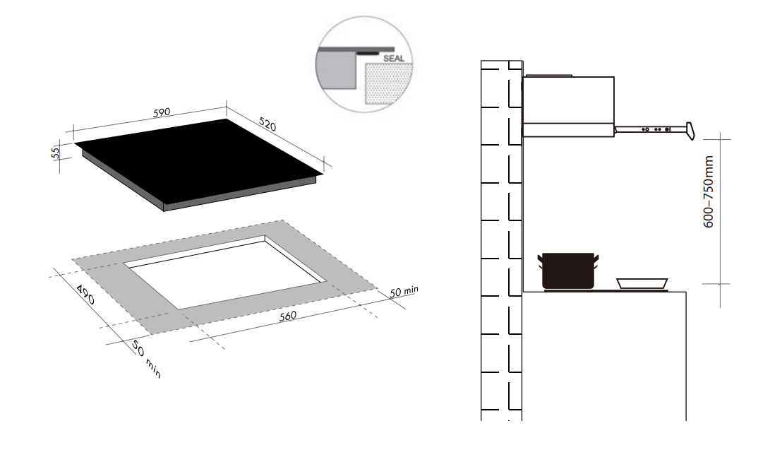 Artusi 60cm Ceramic Cooktop CACC604 Factory Seconds Discount The
