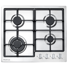Load image into Gallery viewer, Artusi 60cm Gas Stainless Steel Cooktop CAGH600CIX- Carton Damaged Discount

