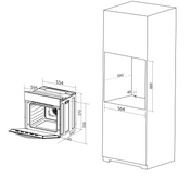 Artusi 60cm Stainless Steel Oven CAO601X-2 - Carton Damaged Discount