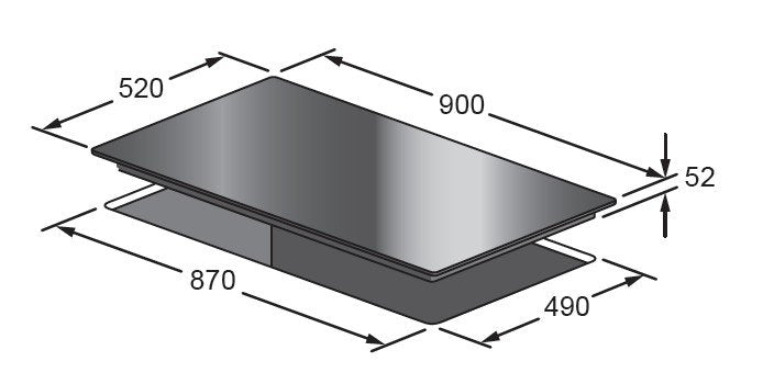 Kleenmaid  90cm Ceramic Cooktop CCT9030