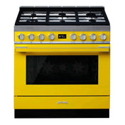 Smeg  90cm Yellow Freestanding "Portofino" Oven CPF9GPYWA - Ex Demo Discount