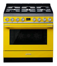 Load image into Gallery viewer, Smeg  90cm Yellow Freestanding &quot;Portofino&quot; Oven CPF9GPYWA - Ex Demo Discount
