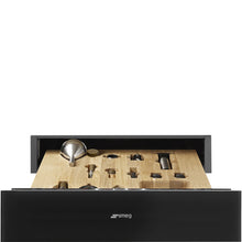 Load image into Gallery viewer, Smeg Black Linea Wine Sommelier Drawer CPS115N - Factory Seconds Discount
