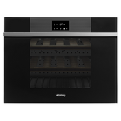 Smeg Black Linea Wine Cooler CVIA118RN2- Factory Seconds