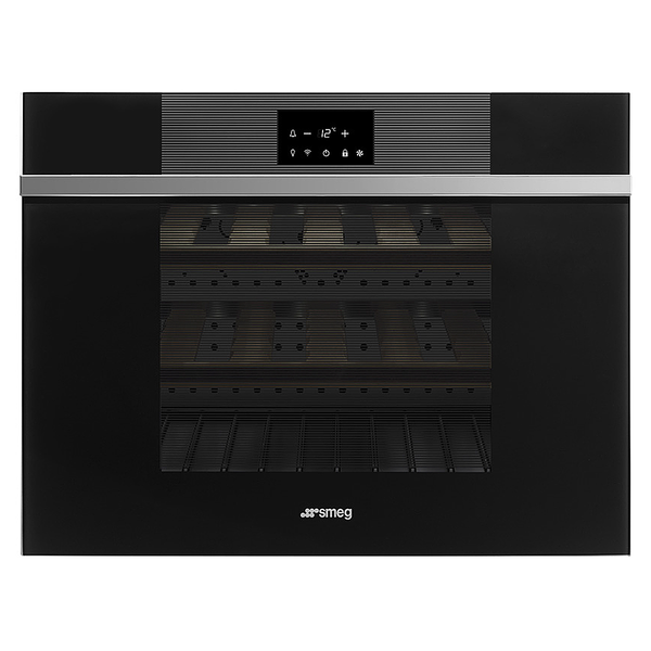 Smeg Black Linea Wine Cooler CVIA118RN2- Factory Seconds