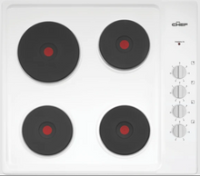 Load image into Gallery viewer, Chef 60cm Electric Solid Cooktop White CHS642WB  - Factory Seconds Discount
