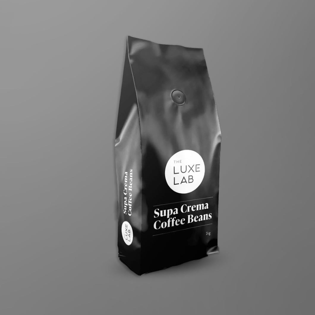 The Luxe Lab Supa Crema Coffee Beans 1kg
