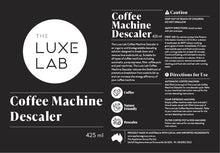 Load image into Gallery viewer, The Luxe Lab Coffee Machine Descaler 425ml
