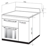 Smeg  90cm Freestanding "The Victoria" Dual Fuel Oven & Stove TRA93P - Factory Seconds Discount
