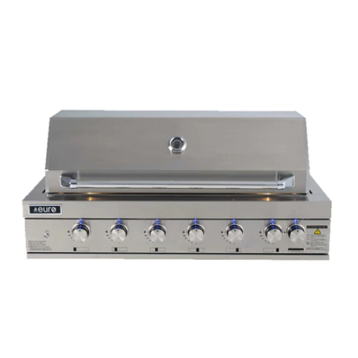 Euro 120cm 6 Burner Built In Barbecue Stainless Steel EAL1200RBQ