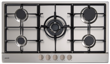 Load image into Gallery viewer, Euro 90cm Stainless Steel Gas Cooktop ECT900GX2
