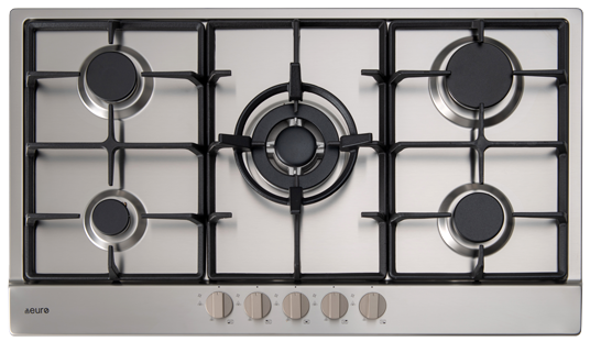 Euro 90cm Stainless Steel Gas Cooktop ECT900GX2