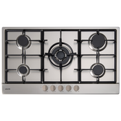 Euro 90cm Stainless Steel Gas Cooktop ECT900GX - Factory Seconds Discount
