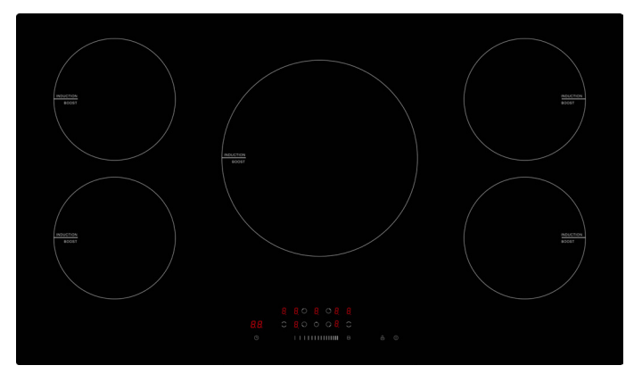 Euro 90cm Induction Cooktop ECT90ICB- Factory Seconds Discount