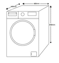 Load image into Gallery viewer, Euromaid EFLP850W 8.5kg Front Load Washing Machine
