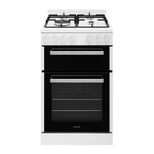 Load image into Gallery viewer, Euromaid 54cm Freestanding White Gas Oven and Cooktop EFS54FC-DGW
