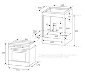 Euro 60cm Stainless Steel Oven EP6004SX - Carton Damage Discount