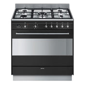 Smeg Black 90cm Freestanding Oven FS9606AS - Ex Demo Discount