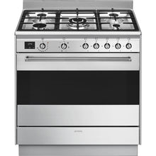 Load image into Gallery viewer, Smeg Stainless Steel 90cm Freestanding Oven FS9606XS-1
