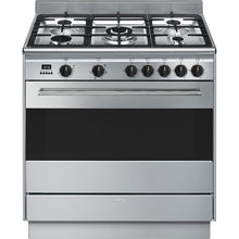 Load image into Gallery viewer, Smeg Stainless Steel 90cm Freestanding Oven FS9606XSN - Ex Demo Discount
