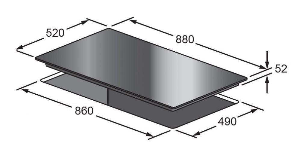 Kleenmaid 90cm Induction Cooktop ICT9031