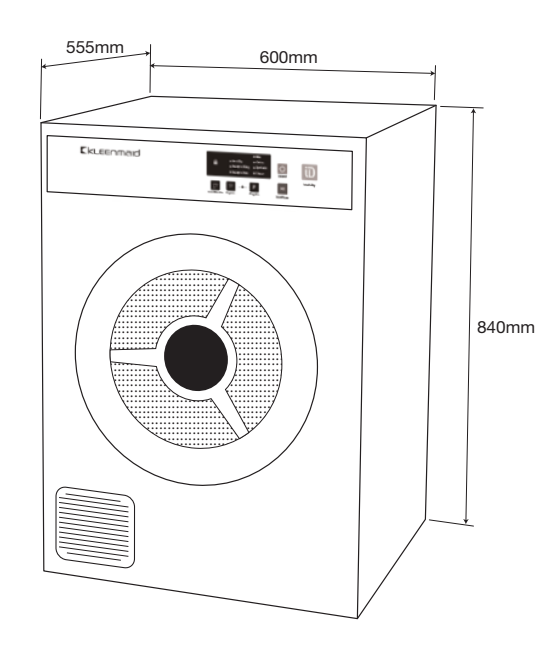 Kleenmaid Sensor Controlled Vented Dryer 7kg LDVF70