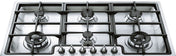 Smeg 90cm Stainless Steel Gas Cooktop PGA96 - Ex Display Discount