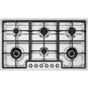 Smeg 90cm Stainless Steel Gas Cooktop PGA96 - Ex Display Discount