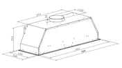 Smeg 60cm Undermount Rangehood PUM601X - Clearance