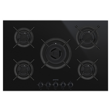 Load image into Gallery viewer, Smeg 75cm Dolce Stil Novo Black Gas Cooktop PV675CNXAU - Factory Seconds Discount
