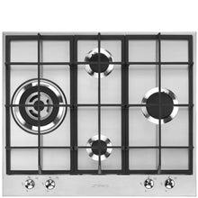 Load image into Gallery viewer, Smeg 60cm Stainless Steel Gas Cooktop PX364LAU

