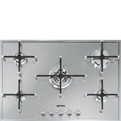 Smeg 75cm Linea Stainless Steel Gas Cooktop PX7502AU- Factory Seconds Discount