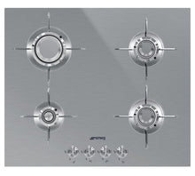 Load image into Gallery viewer, Smeg Stainless Steel 60cm Gas Cooktop PXL664AU - Factory Seconds
