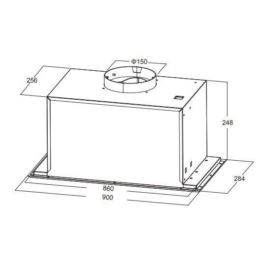 Kleenmaid 90cm Undermount Rangehood RHUC92