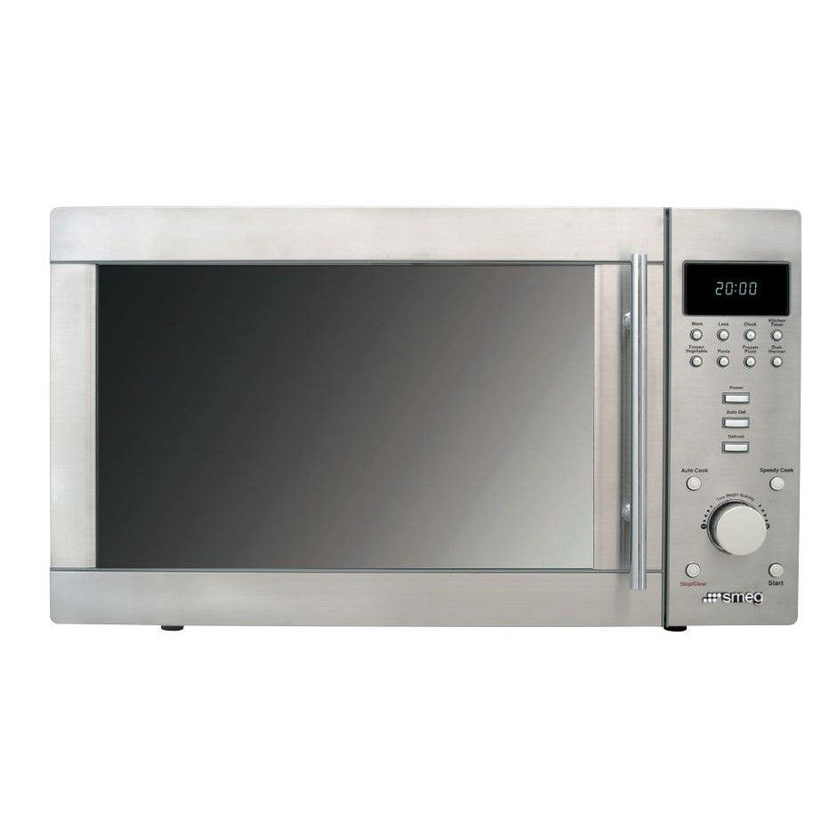 Smeg 34L Freestanding Microwave Oven SA37X - Factory Seconds Discount