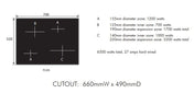 Smeg 70cm Black Ceramic Cooktop SA711XA-1 - Factory Seconds Discount