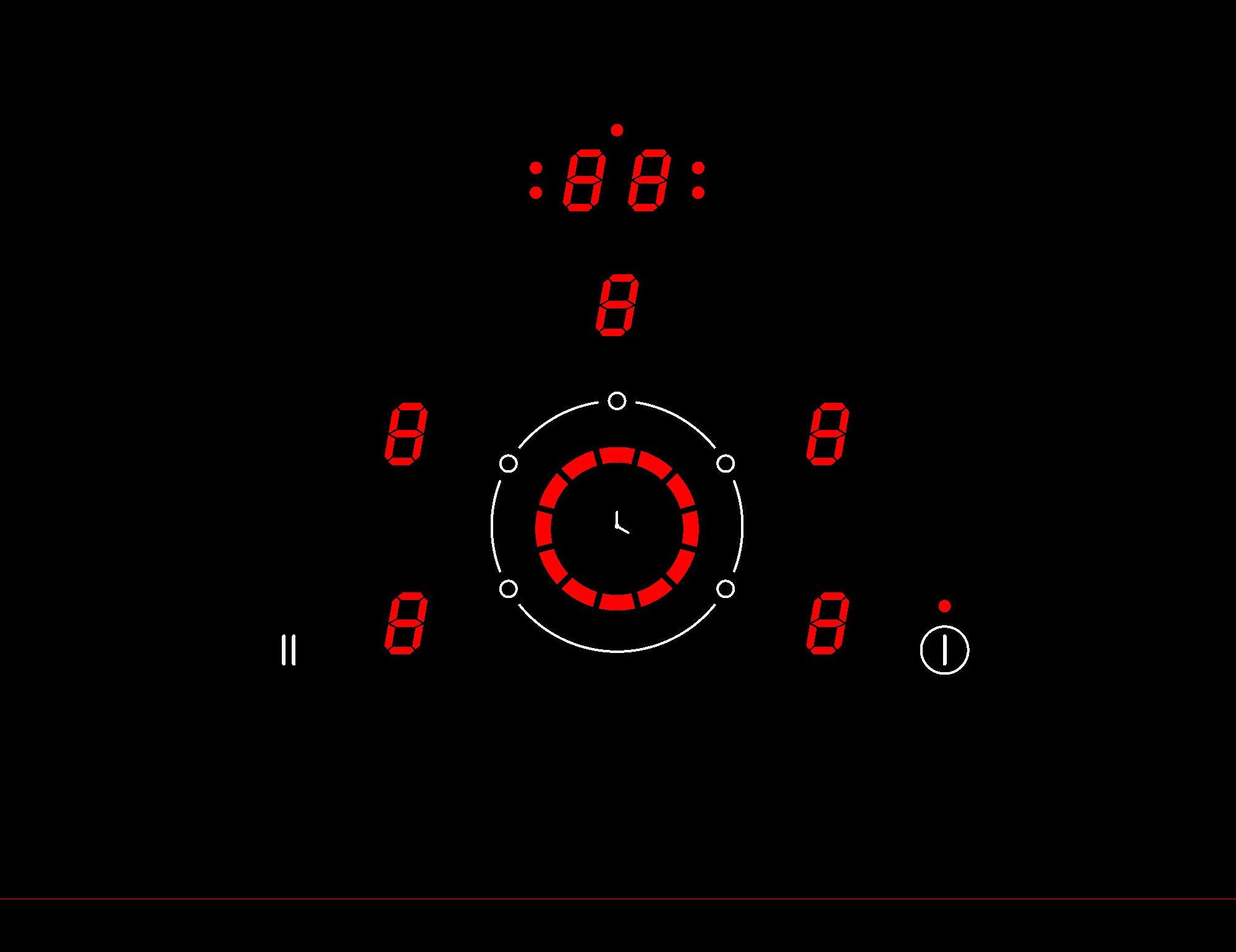 Smeg Black Induction Cooktop SAI915B - Factory Seconds Discount