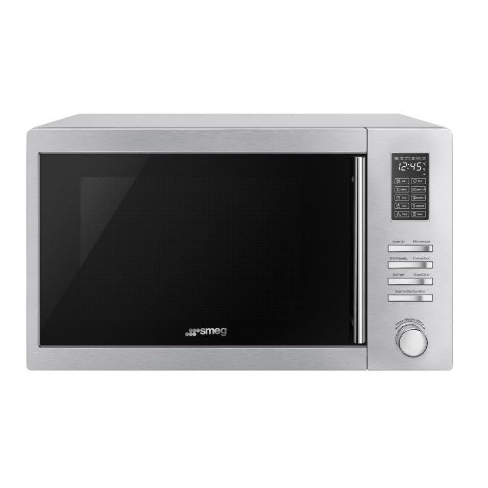 Smeg 34L Freestanding Inverter Microwave with Convection SAM34CXI Fa The Appliance Group