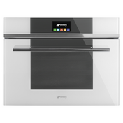 Smeg 60cm White Linea Compact Speed Microwave Oven SFA4104MCB - Factory Seconds Discount