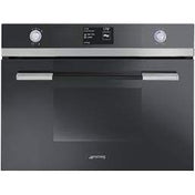 Smeg 60cm Linear Black Microwave Oven SFA4130MCN - Factory Seconds Discount