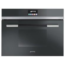 Load image into Gallery viewer, Smeg 60cm Black Linea Compact Combi-Steam Oven SFA4140VCN - Factory Seconds Discount
