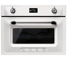 Load image into Gallery viewer, Smeg Victoria White Built In Microwave Oven SFA4920MCB- Factory Seconds Discount
